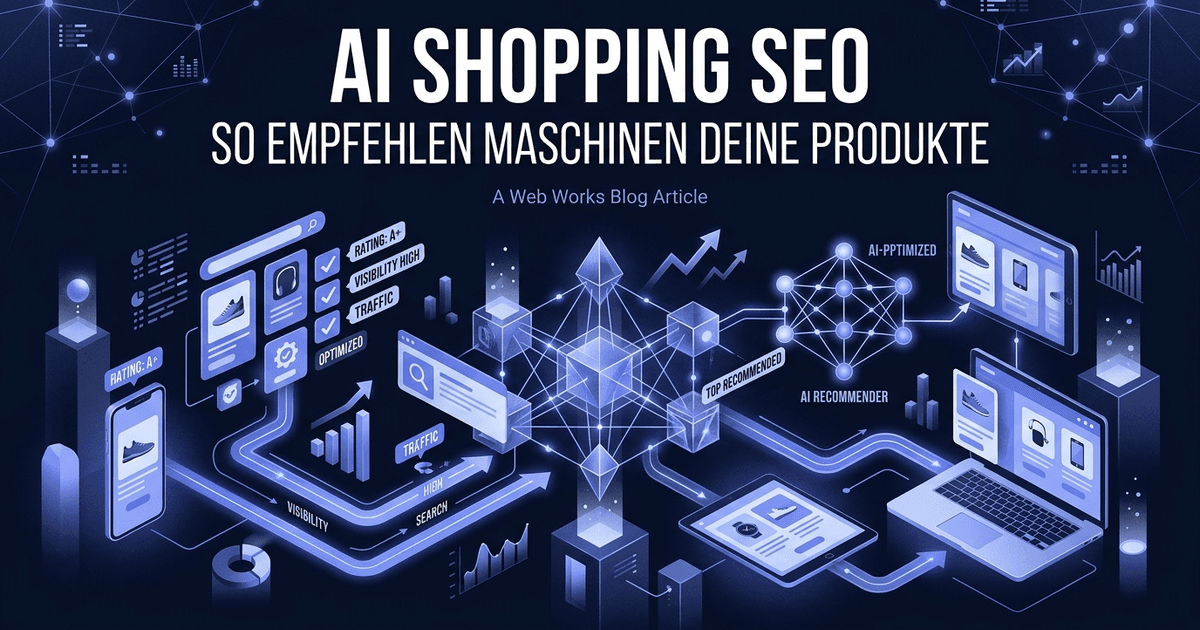 Cover: AI Shopping SEO: So empfehlen Maschinen deine Produkte